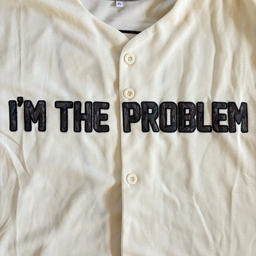Morgan Wallen I’m The Problem 2025 Tour Official Merch Baseball Jersey Size XL - Picture 3 of 9